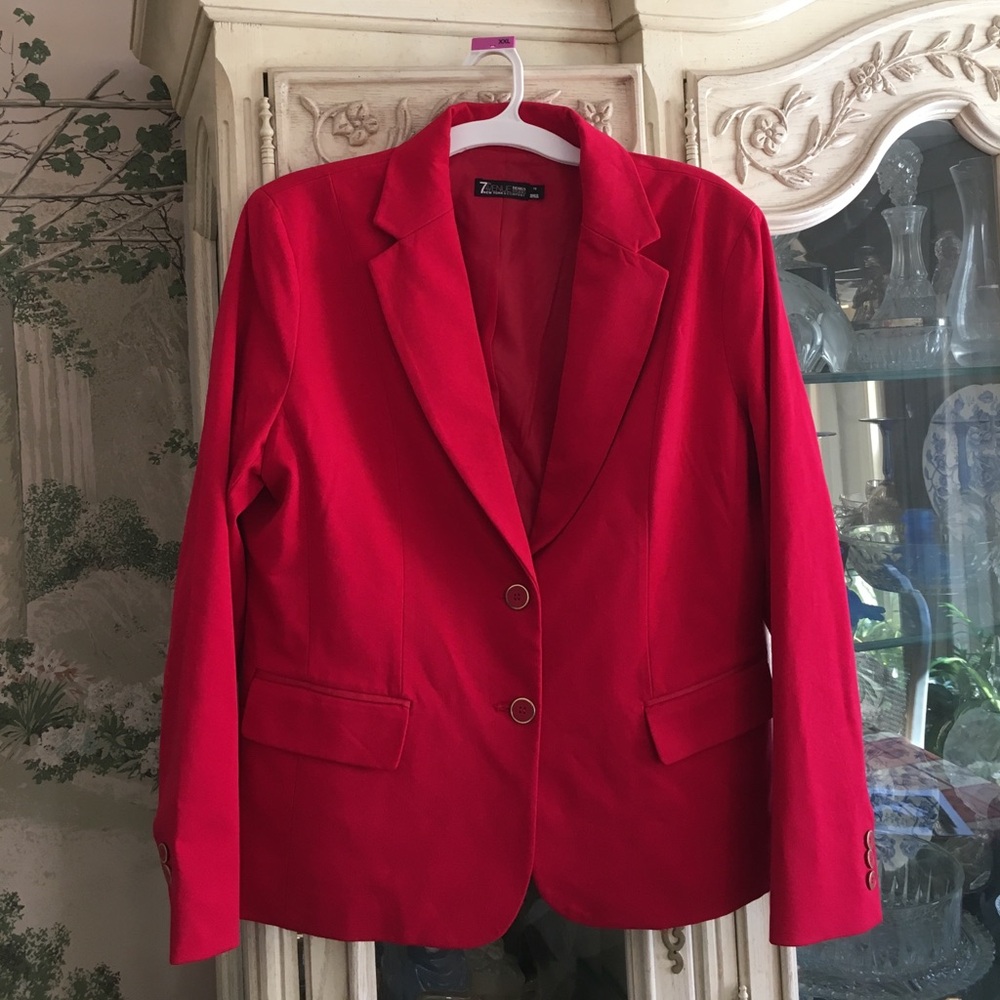 New York & Company Red Blazer
